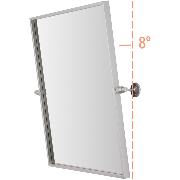Everly 24 X 20 inch Silver Mirror