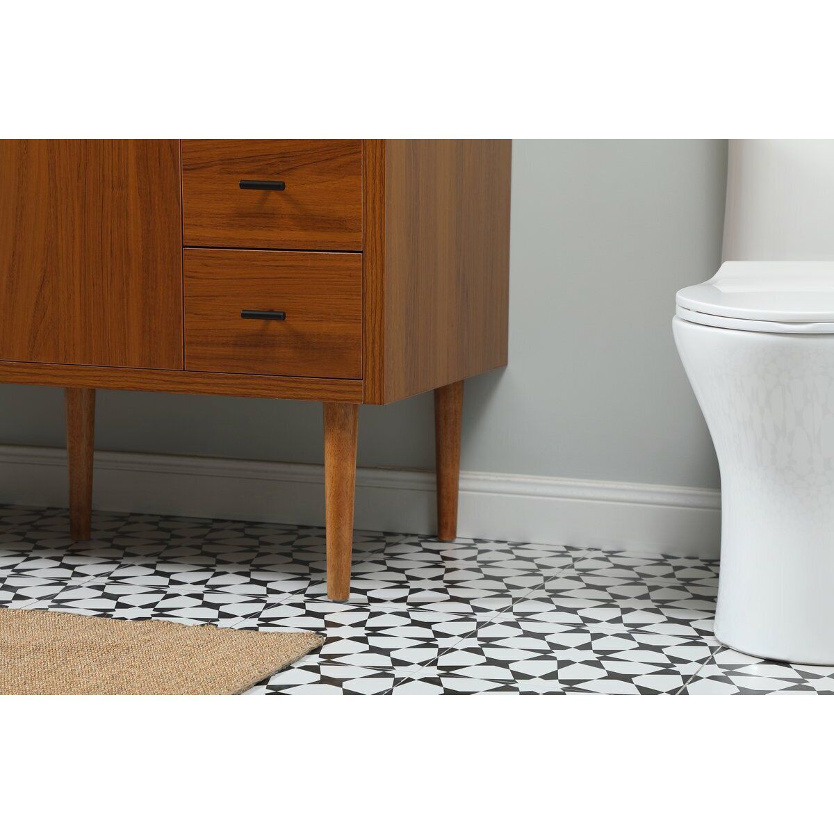 Cyrus 48 X 22 X 34 inch Teak Vanity Sink Set