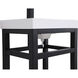 Raya 18 X 14 X 34 inch Black and White Vanity Sink Set