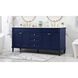 Bennett 72 X 21 X 35 inch Blue Vanity Sink Set