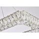 Monroe 1 Light 50 inch Chrome Pendant Ceiling Light