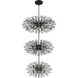 Vera 100 Light 25.5 inch Black Chandelier Ceiling Light