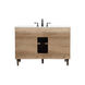 Baldwin 48 X 22 X 34 inch Natural Oak Vanity Sink Set