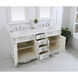 Danville 60 X 21 X 36 inch Antique White Vanity Sink Set