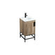Eugene 19 X 18 X 33.5 inch Natural Oak Vanity Sink Set