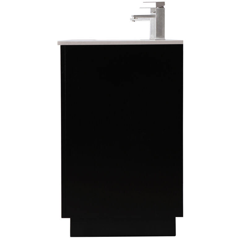 Hayes 72 X 22 X 35 inch Black Vanity Sink Set