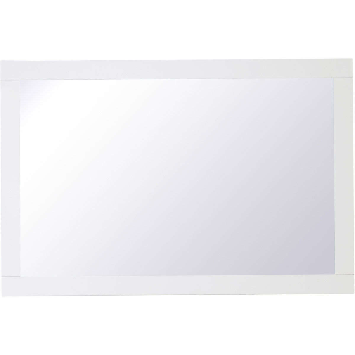 Aqua 36 X 24 inch White Wall Mirror