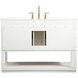 Larkin 48 X 22 X 34 inch White Vanity Sink Set