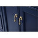Otto 48 X 21 X 35 inch Blue Vanity Sink Set
