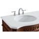 Danville 72 X 21 X 36 inch Teak Vanity Sink Set