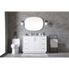 Hayes 48 X 22 X 35 inch White Vanity Sink Set