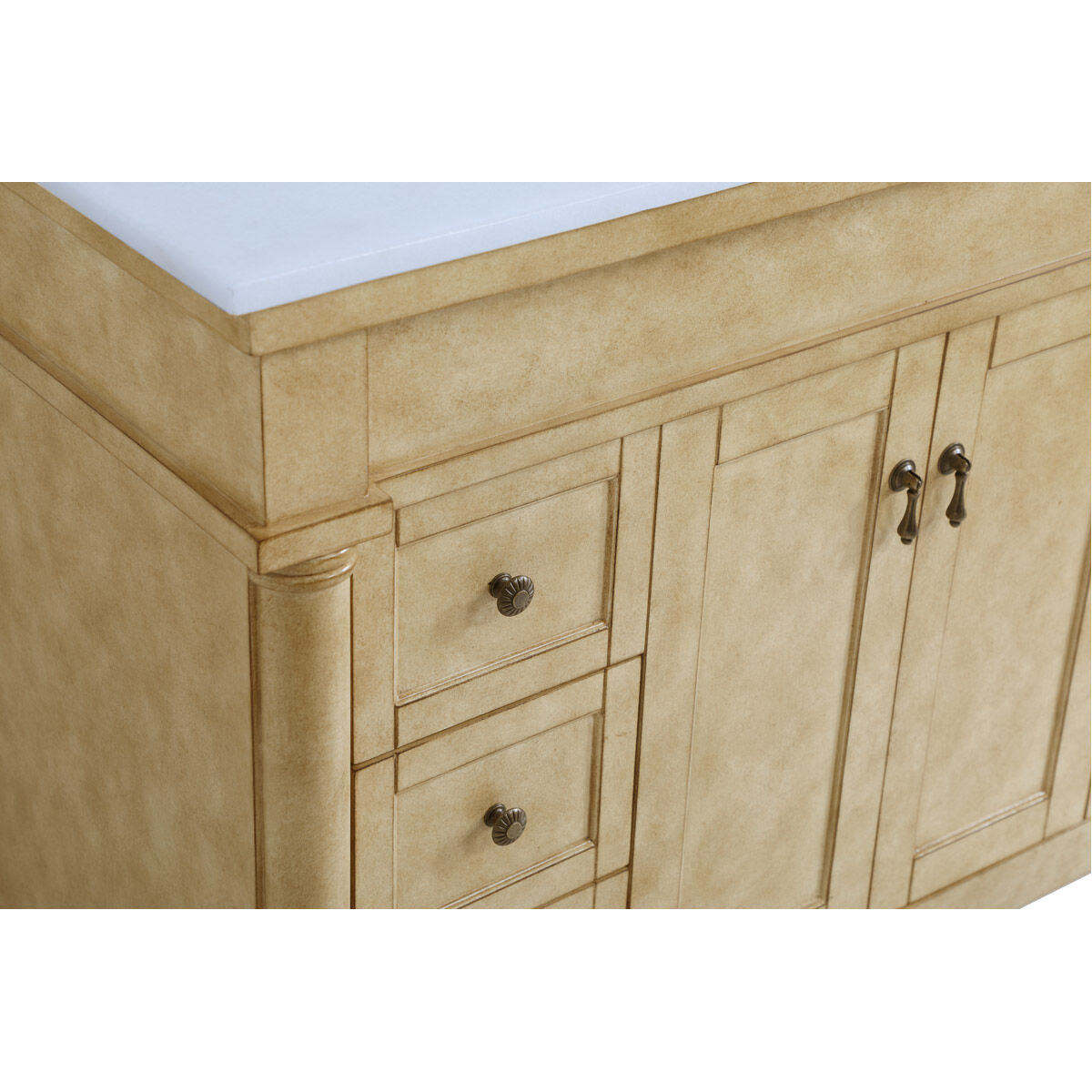 Lexington 42 X 21.5 X 35 inch Antique Beige Vanity Sink Set