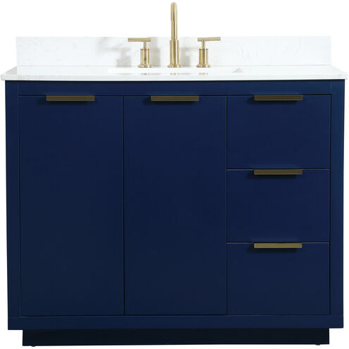 Blake 42 X 22 X 34 inch Blue Vanity Sink Set