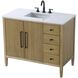 Blakely 42 X 34 inch Linen Oak Bathroom Vanity Cabinet