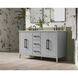 Millie 60 X 35 inch Grey Bathroom Vanity Cabinet