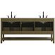 Karson 72 X 34 inch Chestnut Brown Bathroom Vanity Cabinet