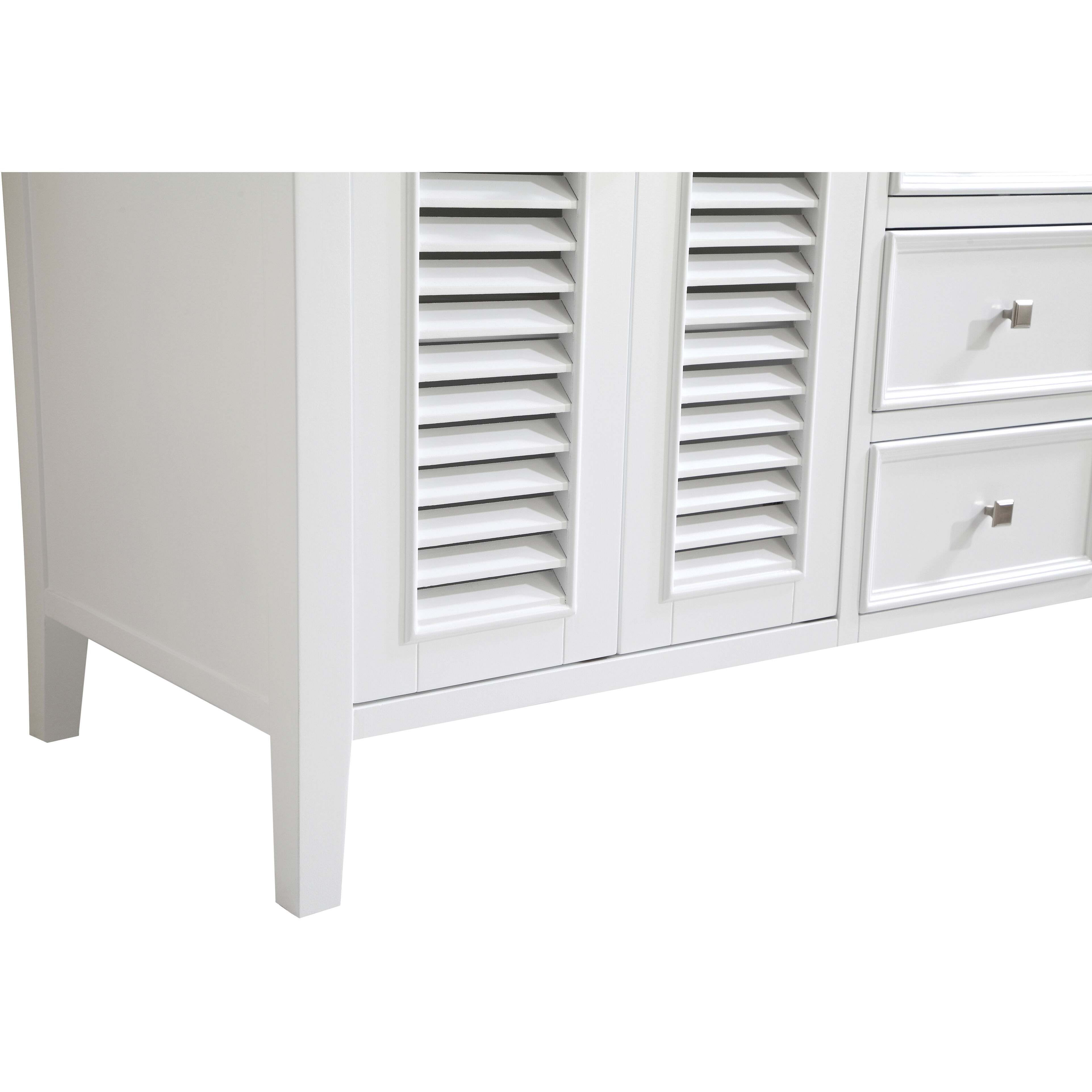 Cape Cod 60 X 35 inch White Vanity Set