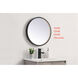 Pier 21 X 21 inch Black LED Mirror