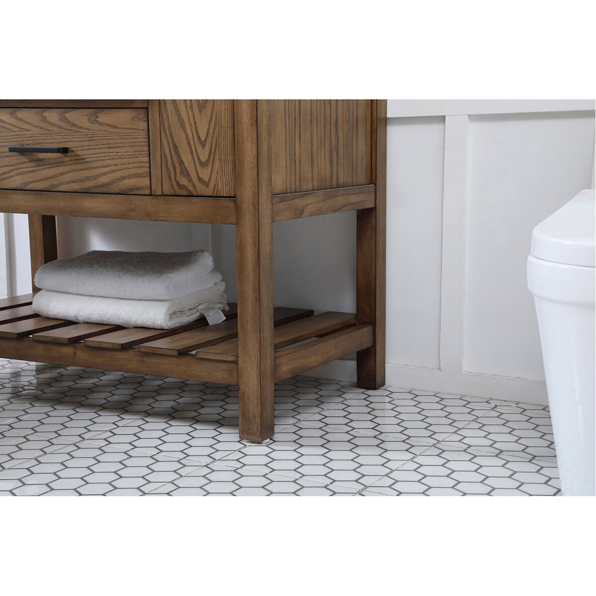 Clement 42 X 22 X 34.13 inch Driftwood Bathroom Vanity Cabinet