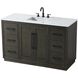 Chase 54 X 34 inch Chocolate Oak Bathroom Vanity Cabinet