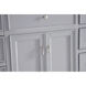 Otto 48 X 35 inch Light Grey with Cashmere White Granite Vanity Set