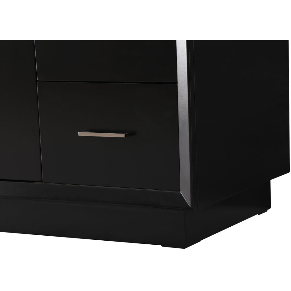 Hayes 60 X 22 X 35 inch Black Vanity Sink Set
