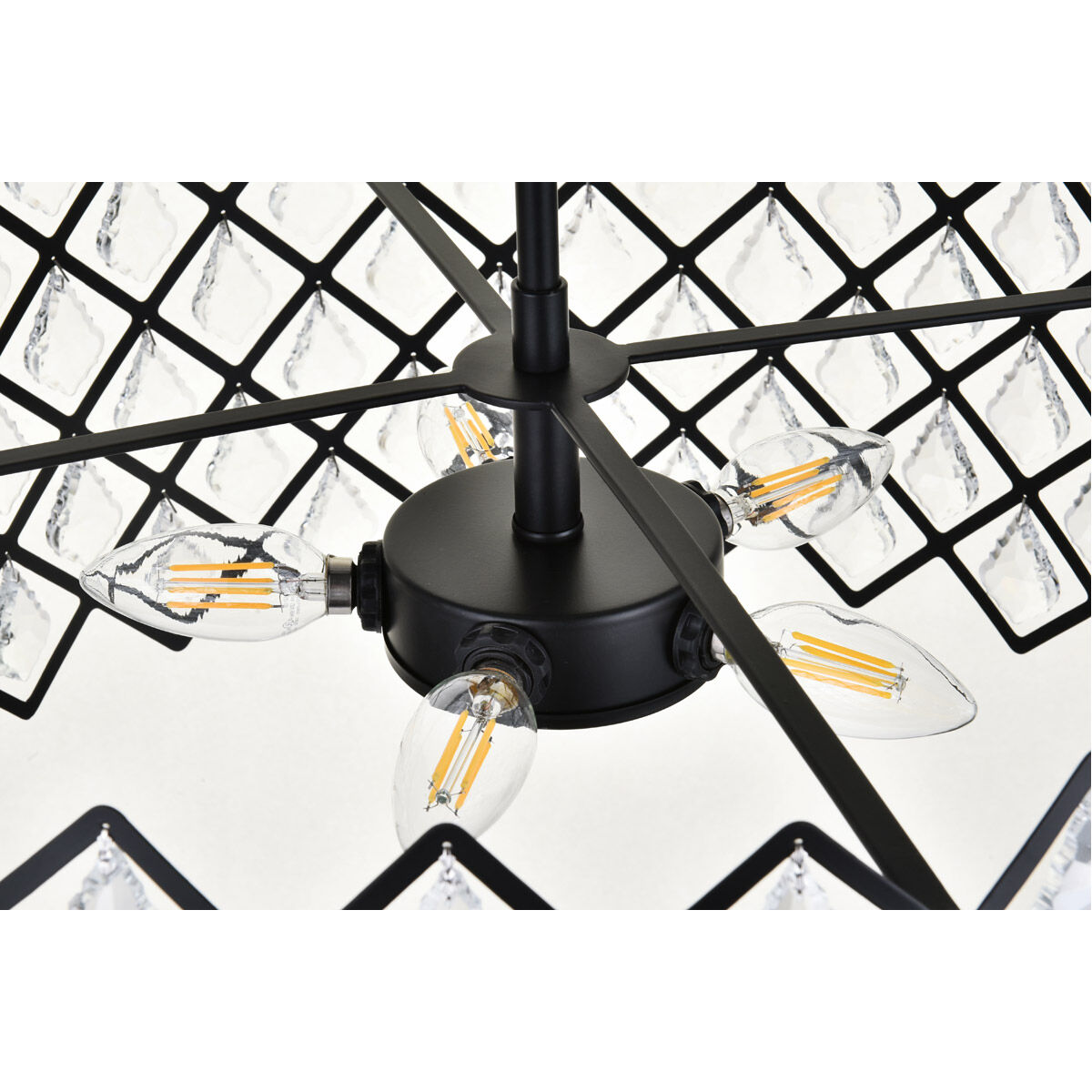 Lyla 5 Light 21 inch Black Pendant Ceiling Light