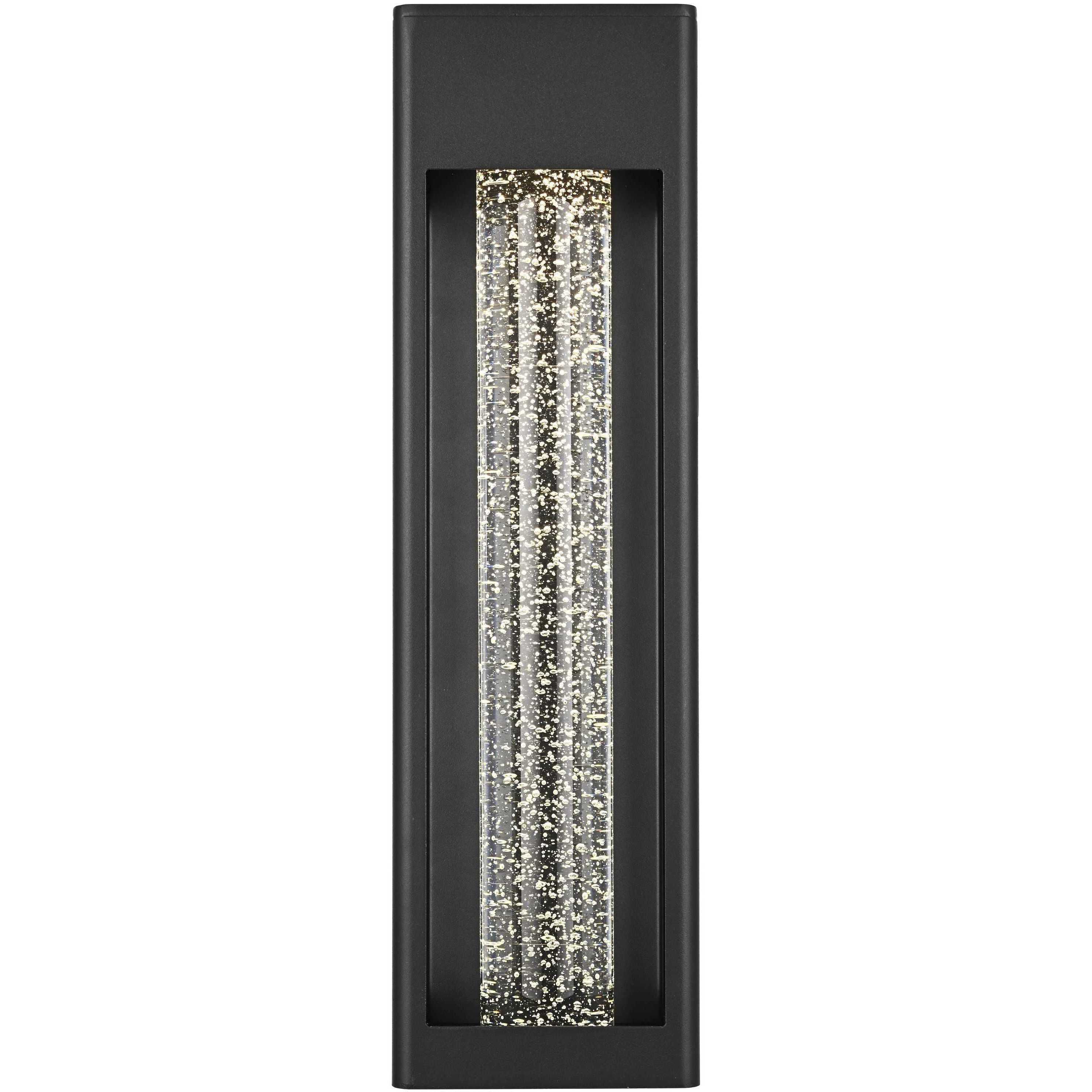 Amaris 1 Light 19 inch Black Outdoor Wall Sconce