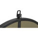 Eternity 28 X 28 inch Black Wall Mirror