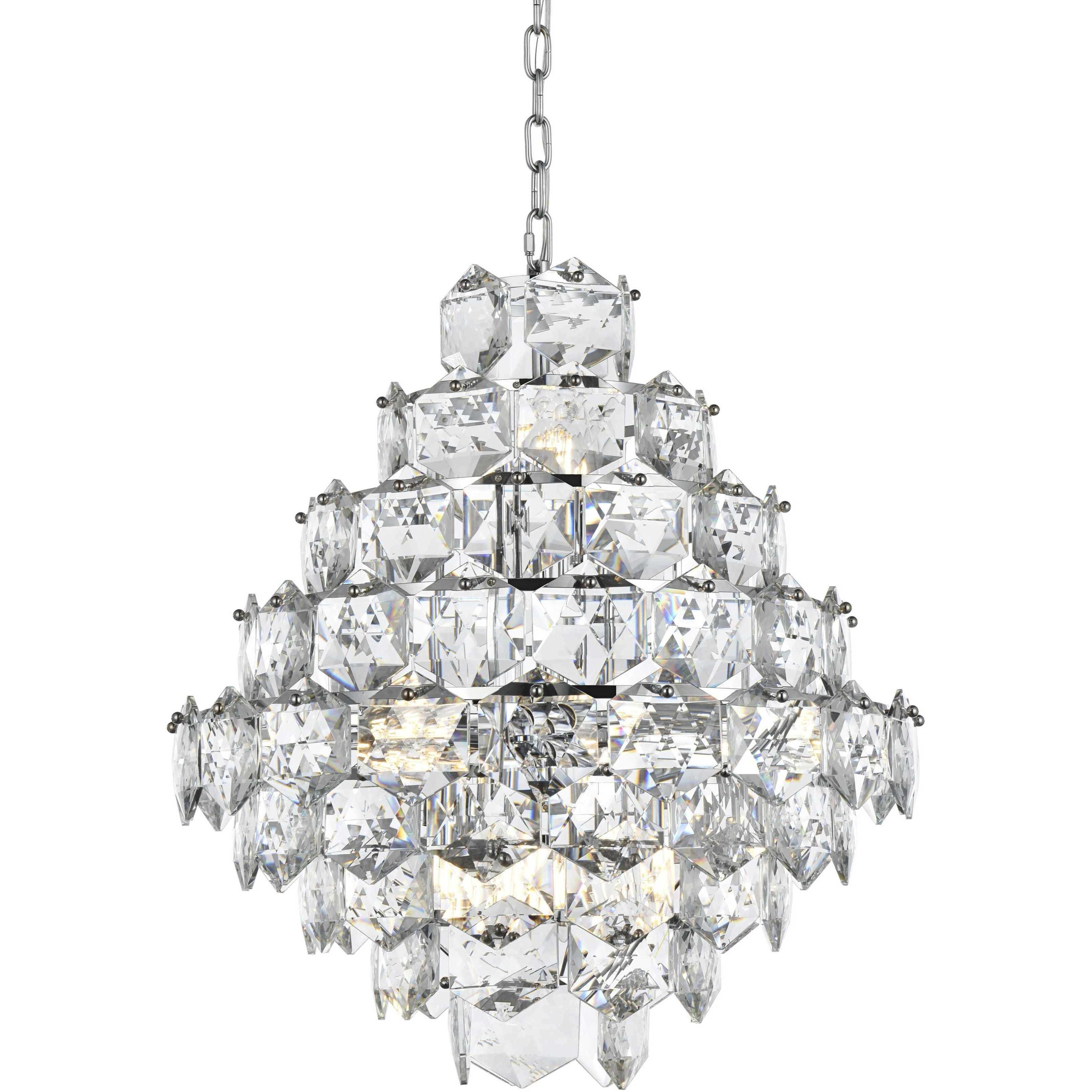 Adaline 15 Light 24 inch Chrome Chandelier Ceiling Light