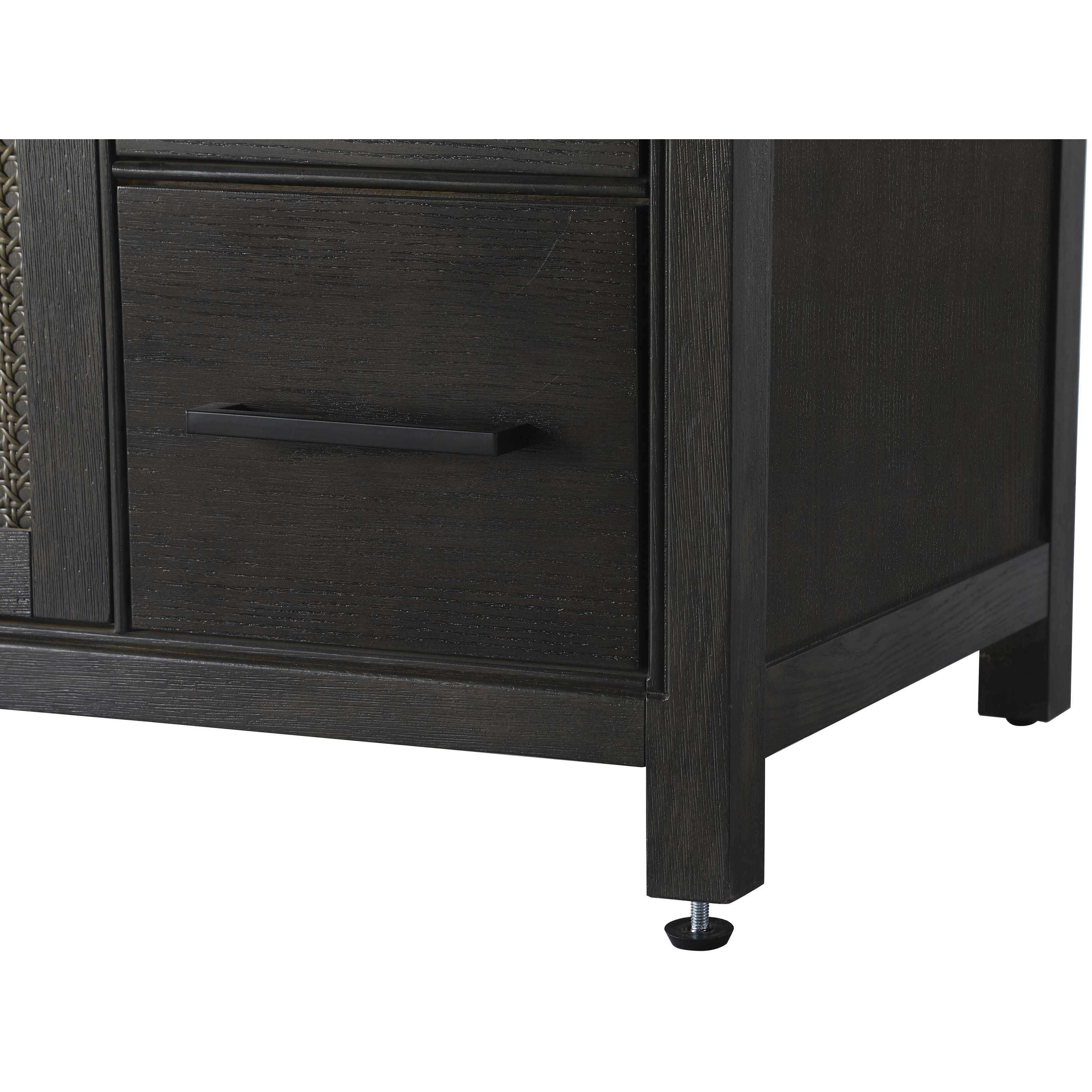 Alina 32 X 34 inch Chocolate Oak Bathroom Vanity Cabinet