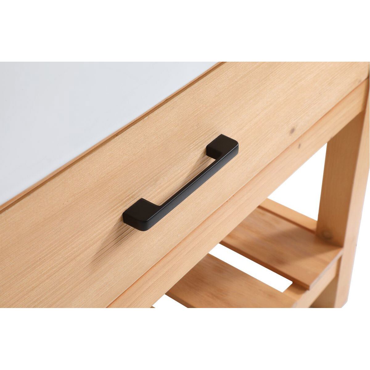 Clement 36 X 22 X 34.13 inch Natural Wood Bathroom Vanity Cabinet