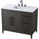 Millie 42 X 35 inch Mocha Brown Bathroom Vanity Cabinet