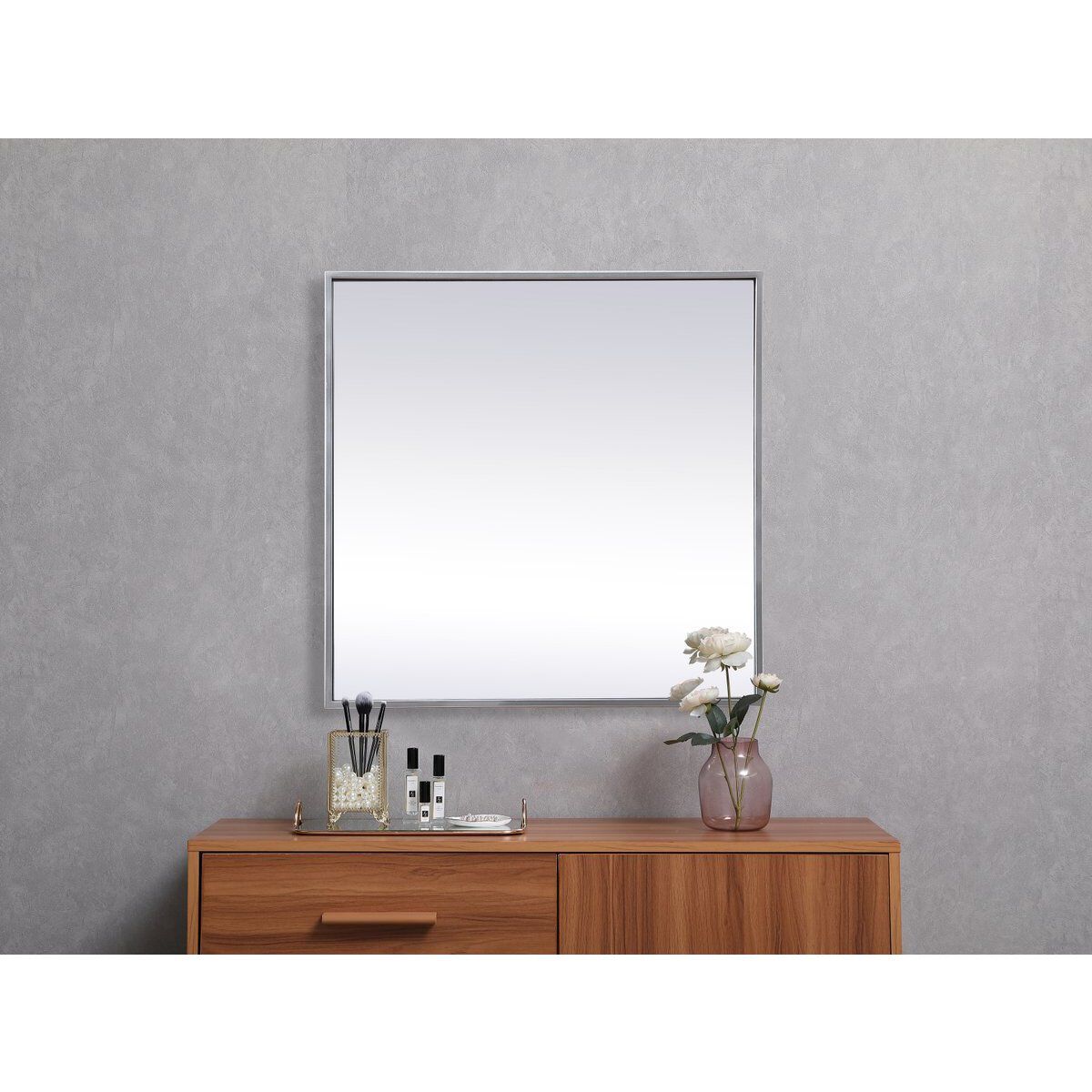 Eternity 24 X 24 inch Silver Vanity Mirror