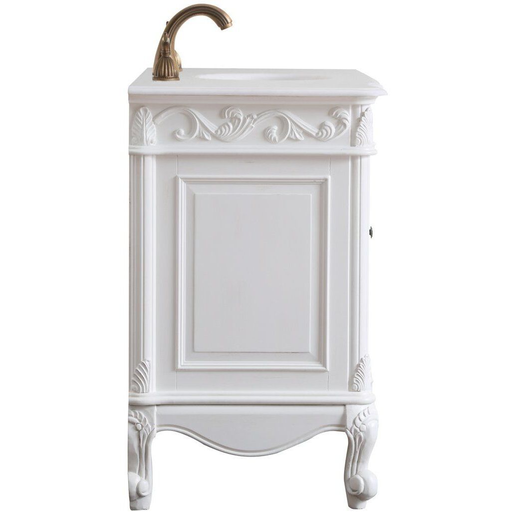 Oakland 48 X 22 X 36 inch Antique White Vanity Sink Set