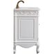 Oakland 48 X 22 X 36 inch Antique White Vanity Sink Set