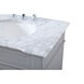 Wesley 72 X 22 X 35 inch Grey Vanity Sink Set