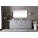 Hayes 84 X 22 X 35 inch Grey Vanity Sink Set