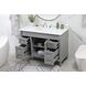 Bennett 48 X 21 X 35 inch Grey Vanity Sink Set
