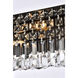 Maxime 8 Light 4.5 inch Black and Clear Wall Sconce Wall Light in Royal Cut