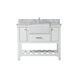 Clement 42 X 22 X 34 inch White Bathroom Vanity Cabinet