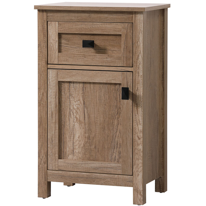 Adian Natural Oak Bathroom Storage Cabinet