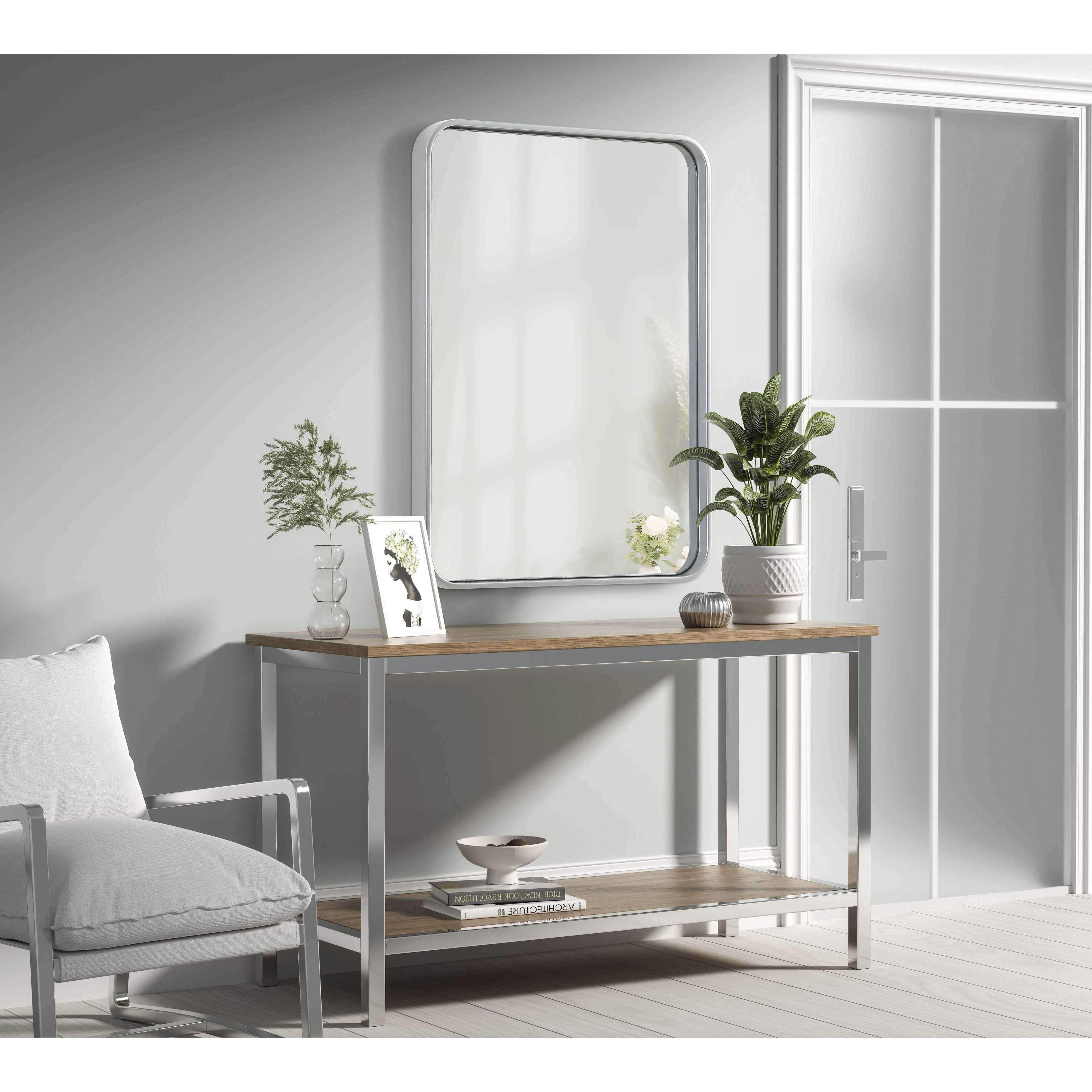 Remy 30 X 22 inch Silver Mirror