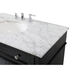 Park Avenue 42 X 22 X 35 inch Black Vanity Sink Set