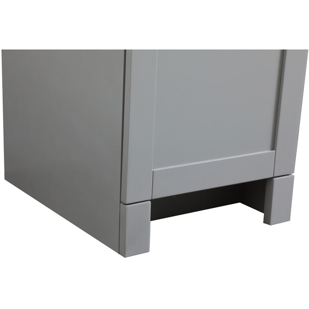 Cooper 60 X 19 X 34 inch Grey Vanity Sink Set