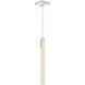 Weston 1 Light 5 inch Chrome Pendant Ceiling Light 