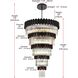 Willow 39 Light 48 inch Black Chandelier Ceiling Light