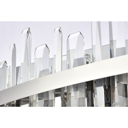 Serena 8 Light 30 inch Chrome Bath Sconce Wall Light