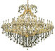 Maria Theresa 49 Light 72 inch Gold Foyer Ceiling Light in Clear, Royal Cut