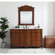 Danville 60 X 21 X 36 inch Teak Vanity Sink Set